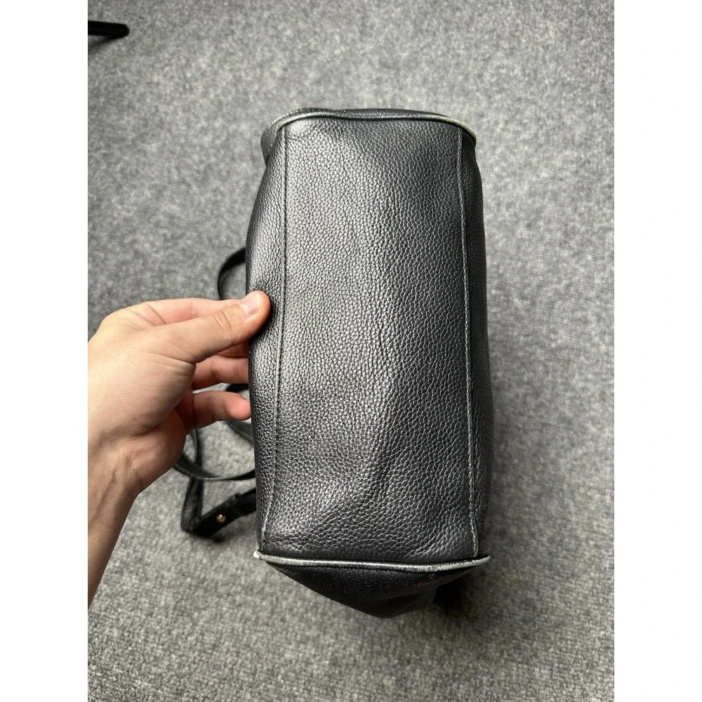 Womens Leather Tory Burch Black Backpack Shoulder‎ Bag, Size One Size